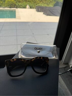 Quay Australia Tortoiseshell Sunglasses - Brown/Black